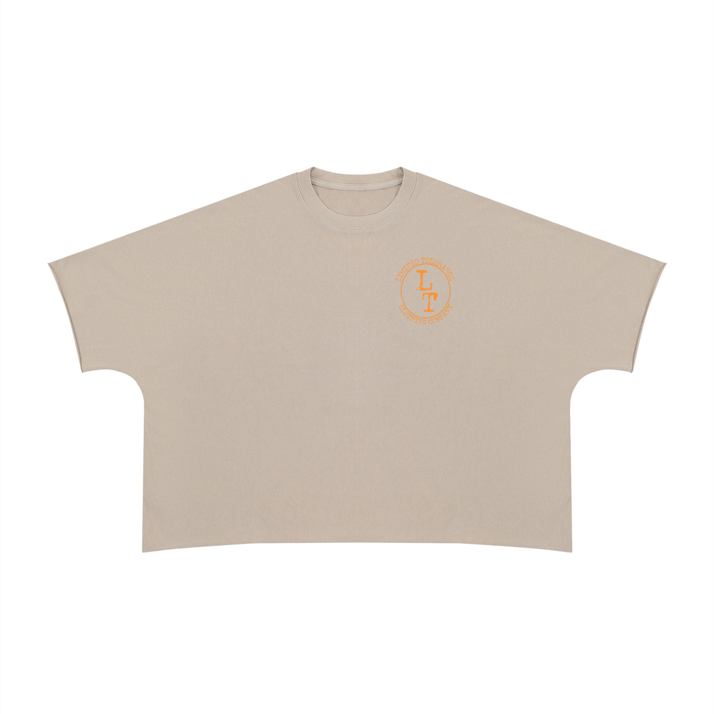 Unisex Heavyweight Boxy Raw Edge T-Shirt