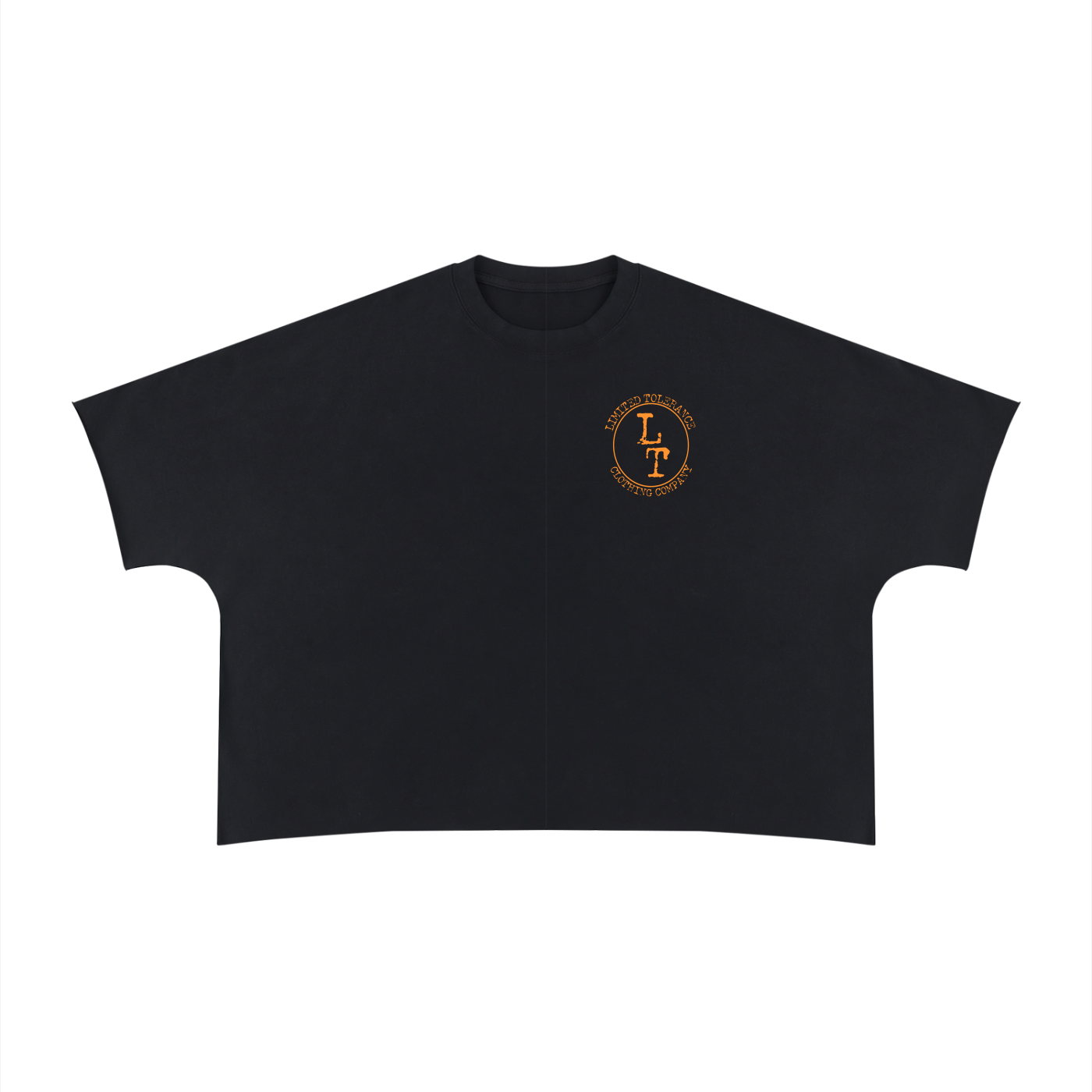 Unisex Heavyweight Boxy Raw Edge T-Shirt